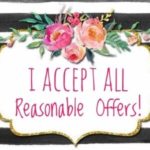 Charming Floral Offer Sign